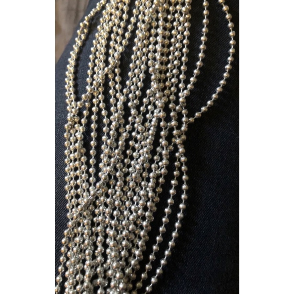 Bigger Ball Chain Necklaces Aluminum 3.2mm 24” Lot (10) Hypoallergenic USA NEW